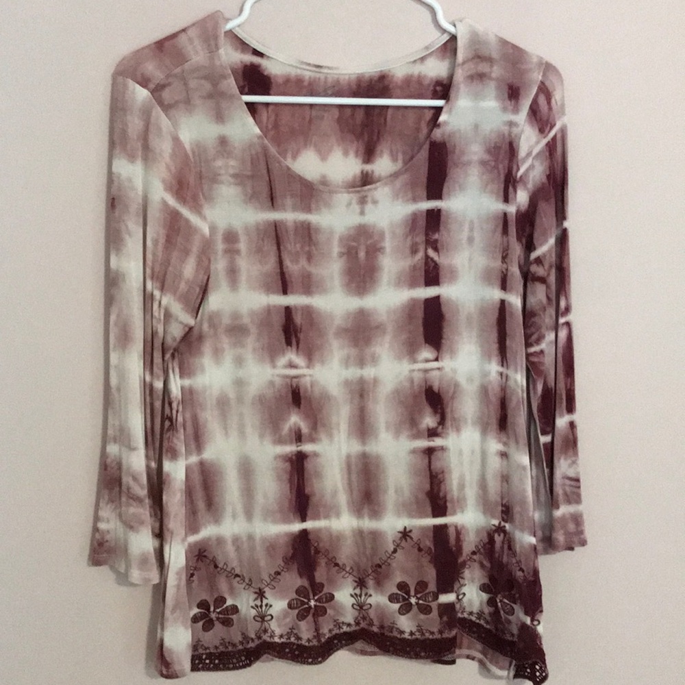 Tie dye fashion top